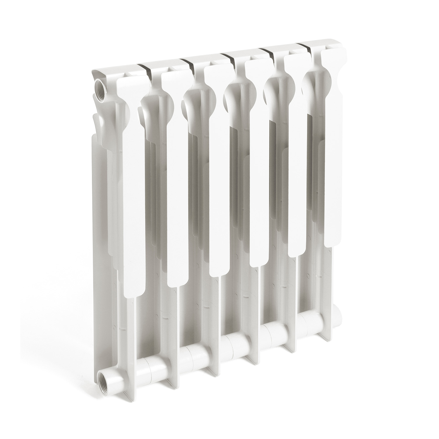 Радиатор биметаллический 6 секций VALFEX Optima Version 2.0, 500 мм, белый