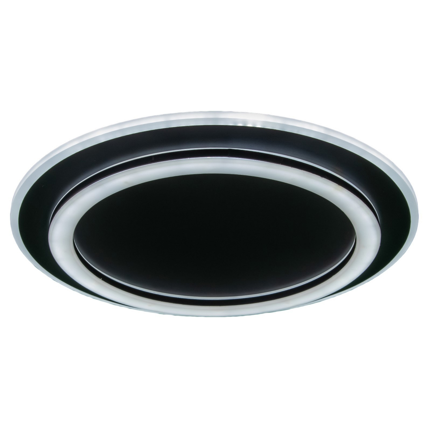 Люстра с ПДУ "Ринго" 2хLED 112Вт 3000-6000К черный 50х50х5 см BayerLux 7562831	 S=22м2  *1