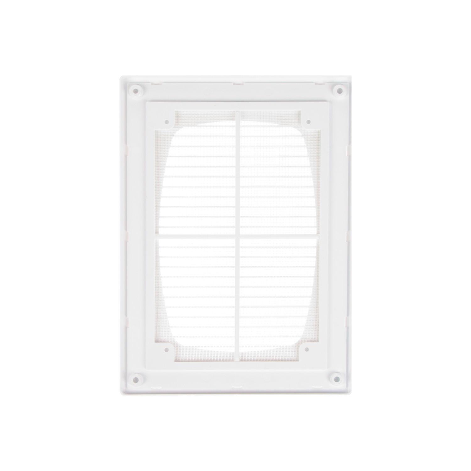 Решетка вентиляционная 183х253мм 1825П (с сеткой) Эковент *1/35