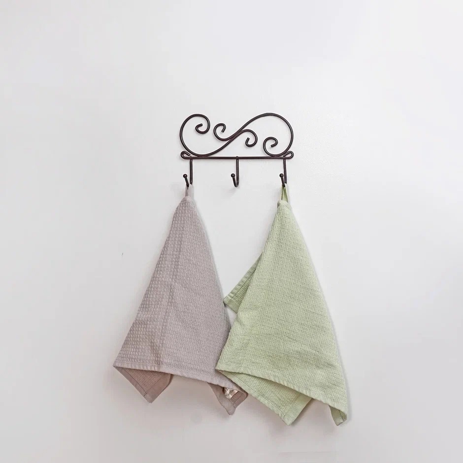 Вешалка настенная "Кружева 3" шир.200мм 3крючка Коричневый ВН 275 КОР ("ЗМИ")*1/10