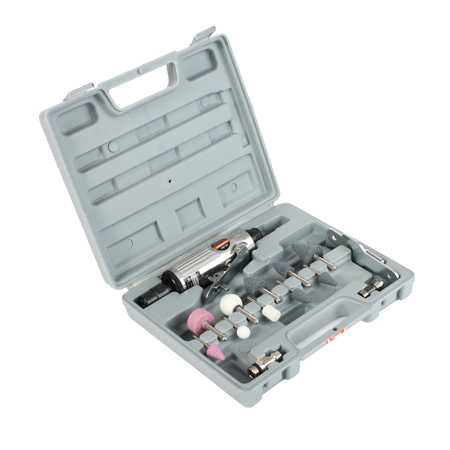 Шлифмашина прямая пневмо 22000об/мин 113л/мин 6бар цанга3;6мм 1/4" быстросъем PG 160 PATRIOT *1