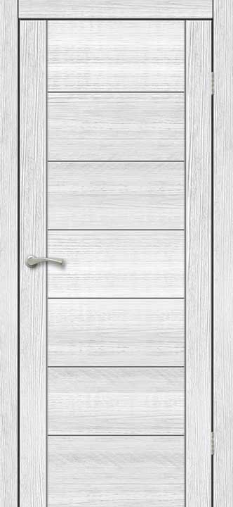 Дверное полотно глухое 2000х700х40 мм BROZEX-WOOD Estetica 201, санторини белый
