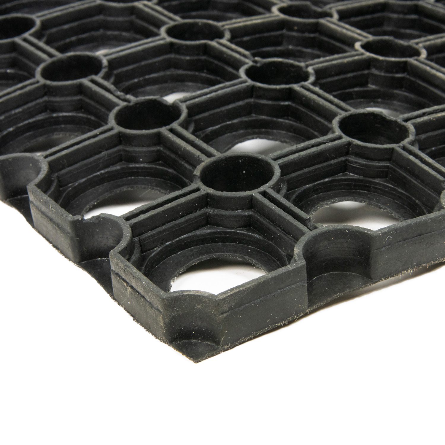 Коврик ячеистый 40*60*1,6 см грязесборный черный "KOVROFF" (арт.15161)  *1/12 (МЦ99)