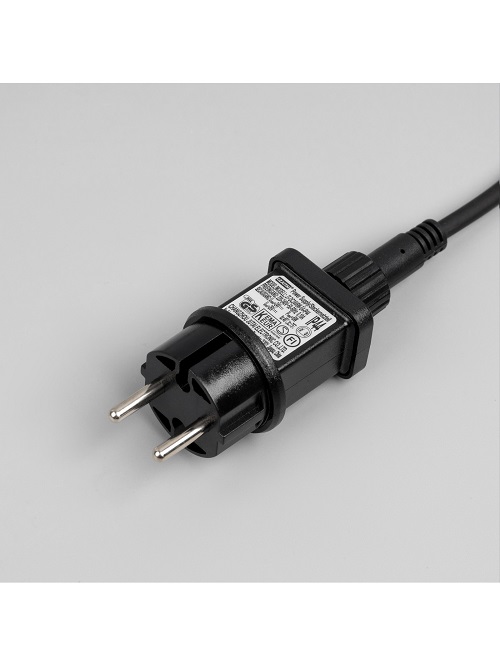 Гирлянда уличная Клип-лайт 20м 5 нитей 665LED мульти черная нить IP44 5167240  *1/10