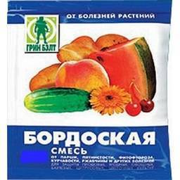 Бордоская смесь 100г (медный купорос +известь) Грин Бэлт *50/1050 Бордоская смесь 100г (медный купорос +известь) Грин Бэлт *50/1050