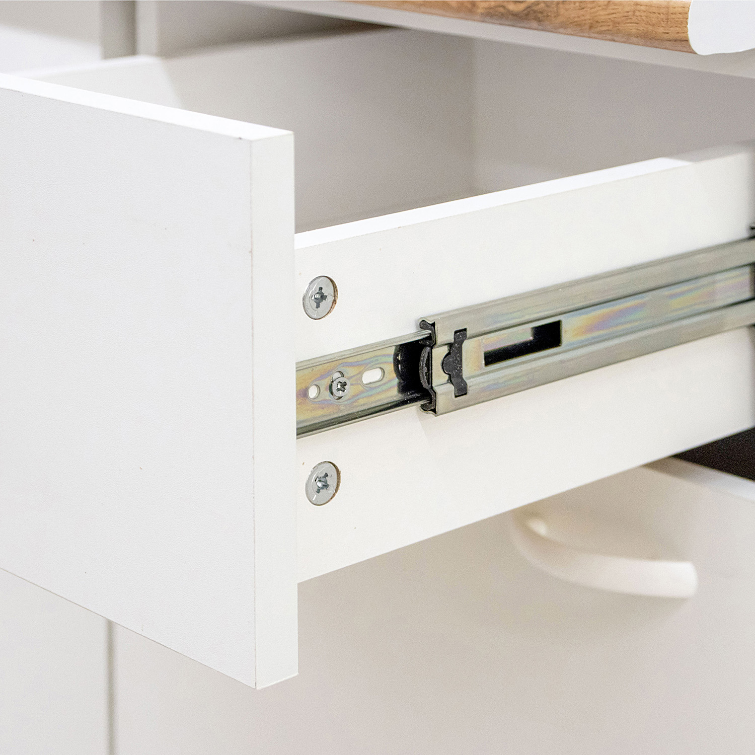 Кухонный гарнитур BROZEX-WOOD Уют 1 м, белый