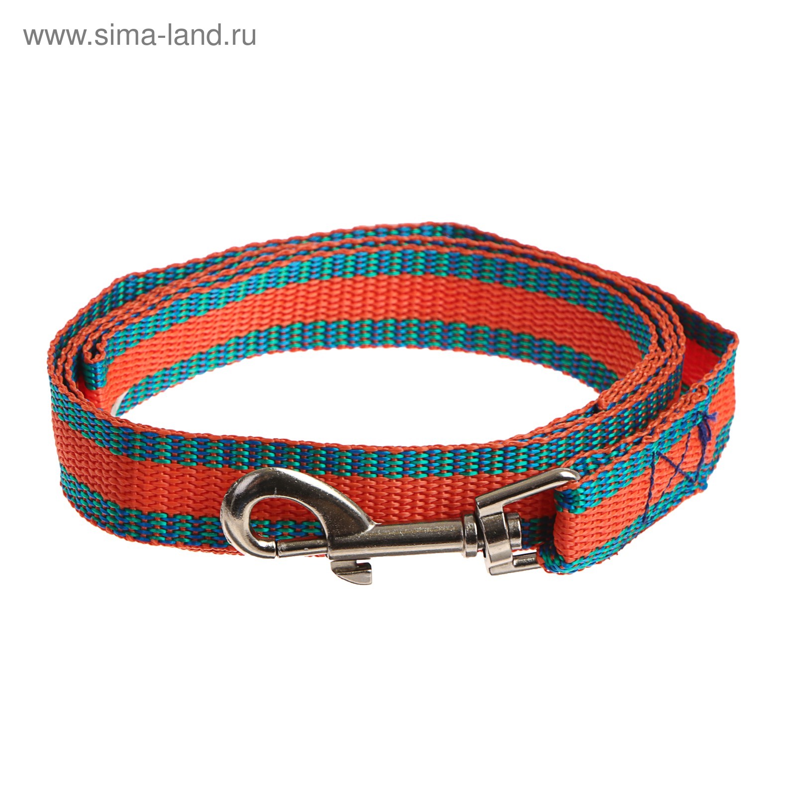 Поводок капроновый цветной Зооник, 1,5 м х 2,5 см, микс цветов Поводок капроновый цветной Зооник, 1,5 м х 2,5 см, микс цветов