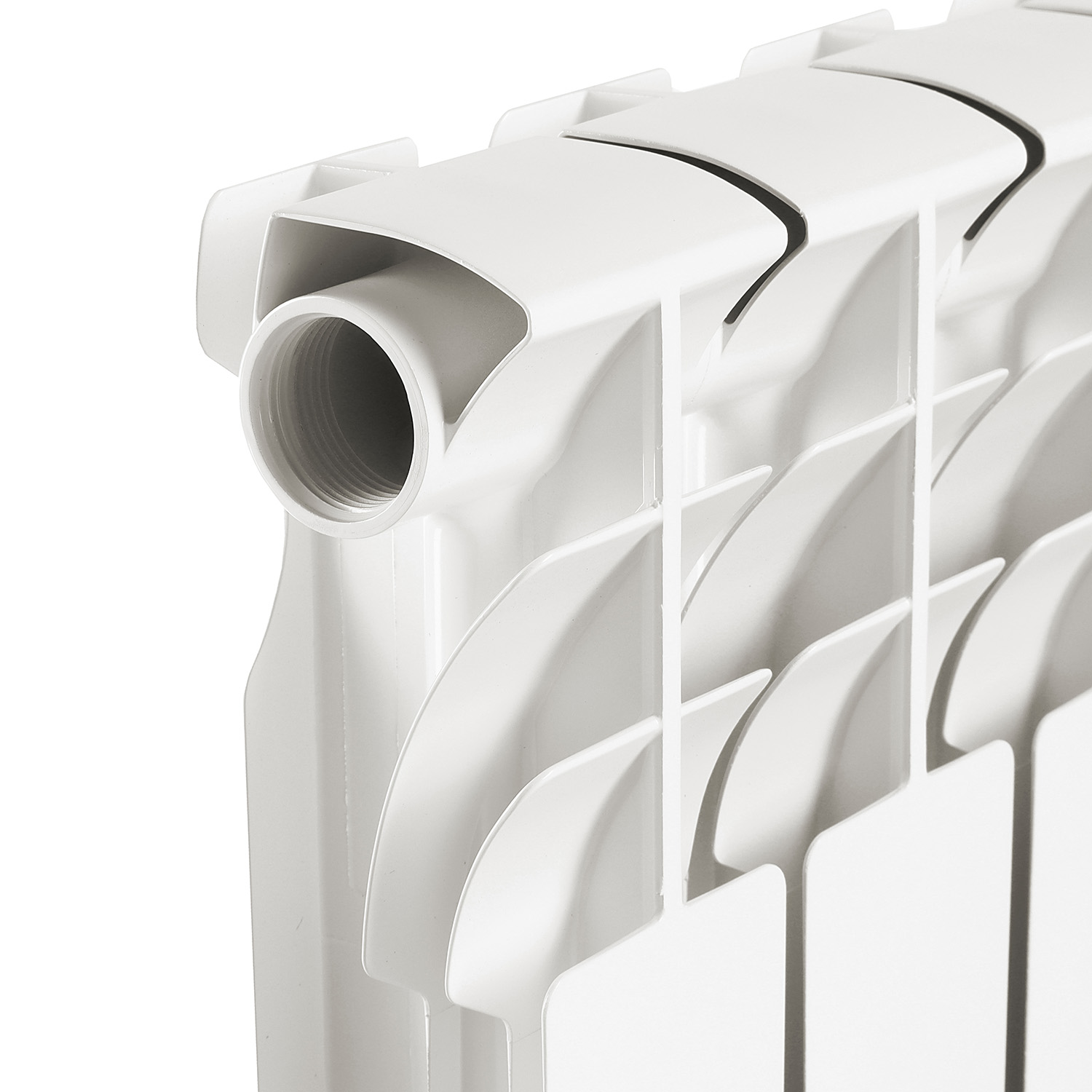 Радиатор биметаллический 4 секции VALFEX Optima Version 2.0, 500 мм, белый