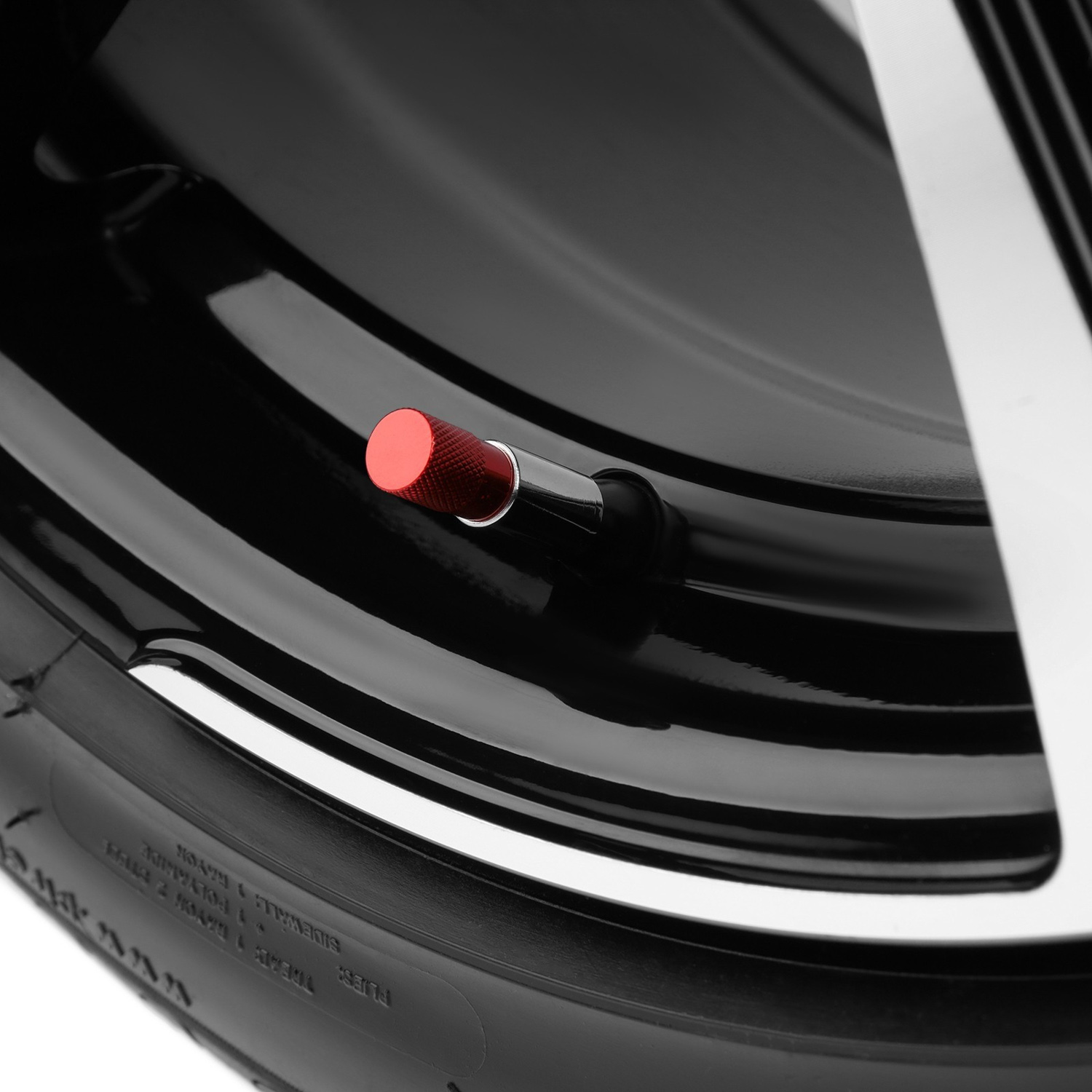 яяяКолпачок на вентиль TORSO, красный, набор 4 шт   7439475