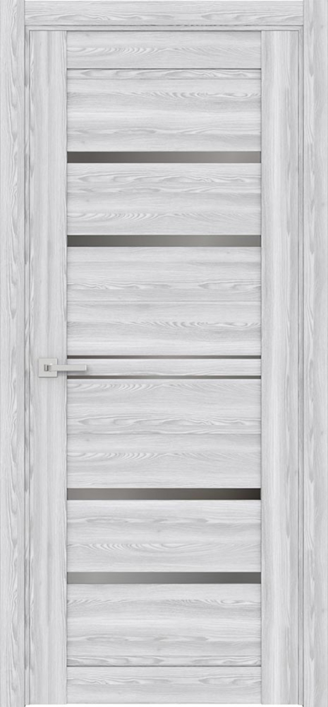 Дверное полотно остекленное 2000х700х38 мм Двери Гуд Х31, ривьера айс/графит