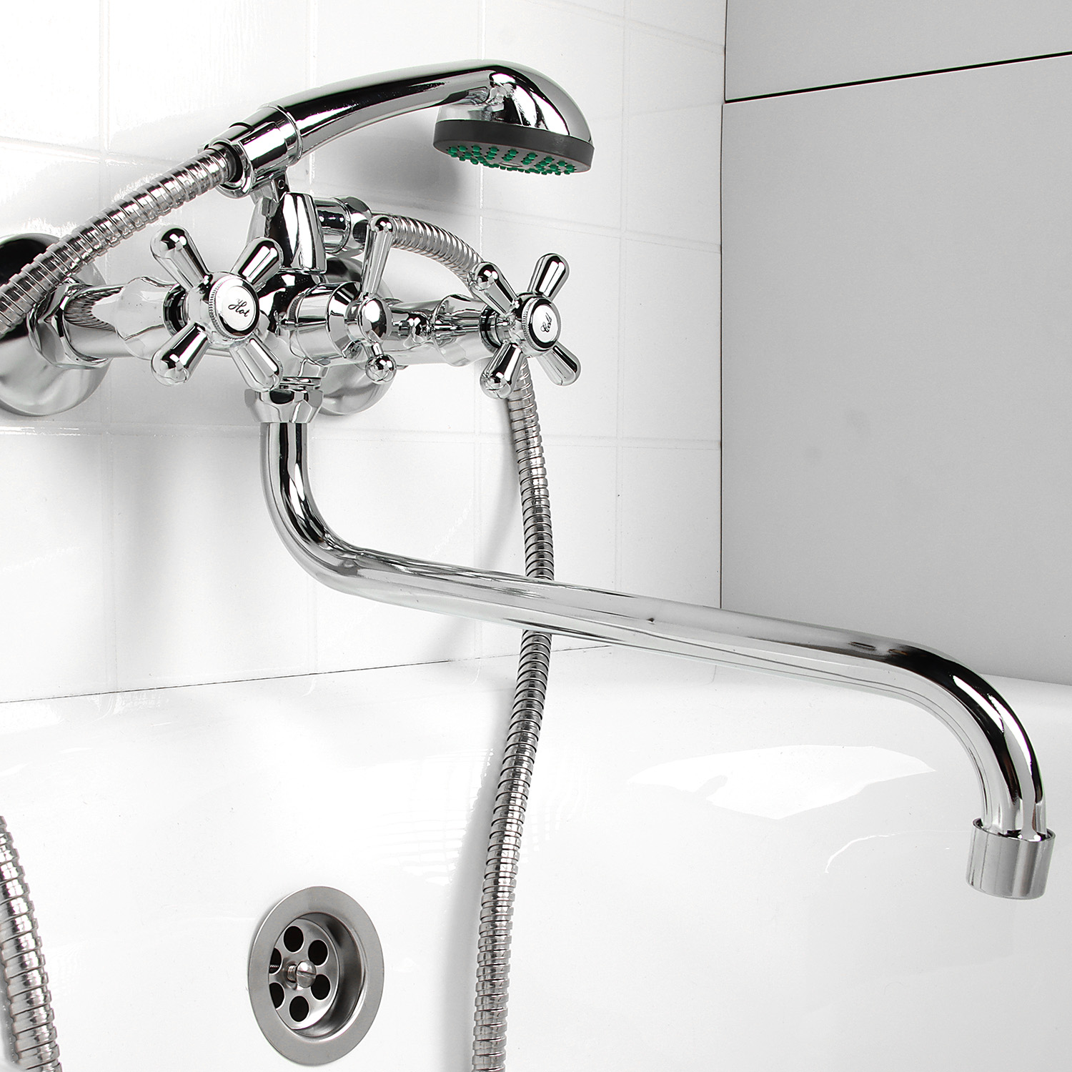 Смеситель д/ванны ROEGEN RP120A крест *1/10