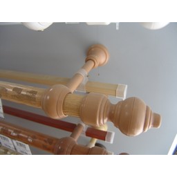 Карниз круглый d28мм Светлый дуб + U-шина 2,4 Магеллан *5