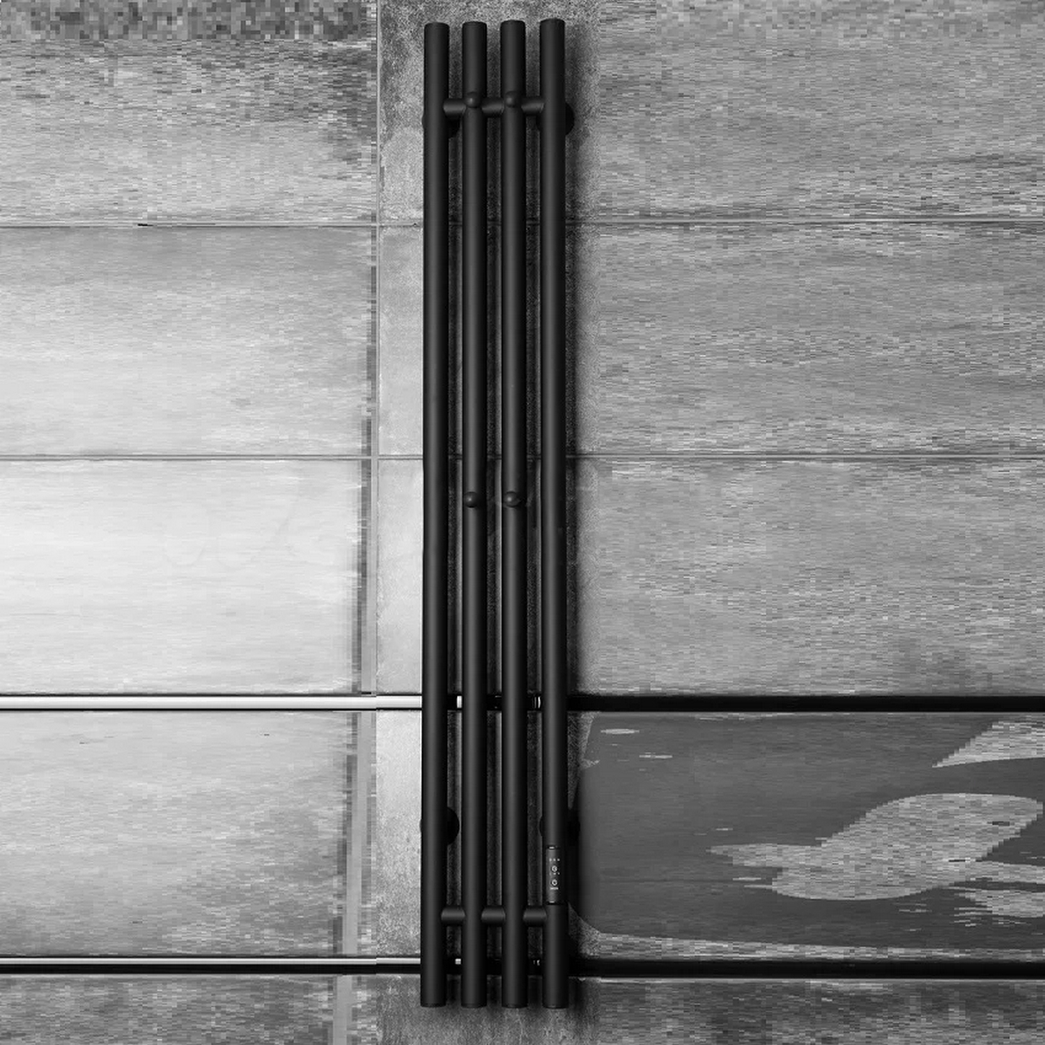 Полотенцесушитель электрический Пэк сп Вектор 120*15 черный ВГП Тругор *1