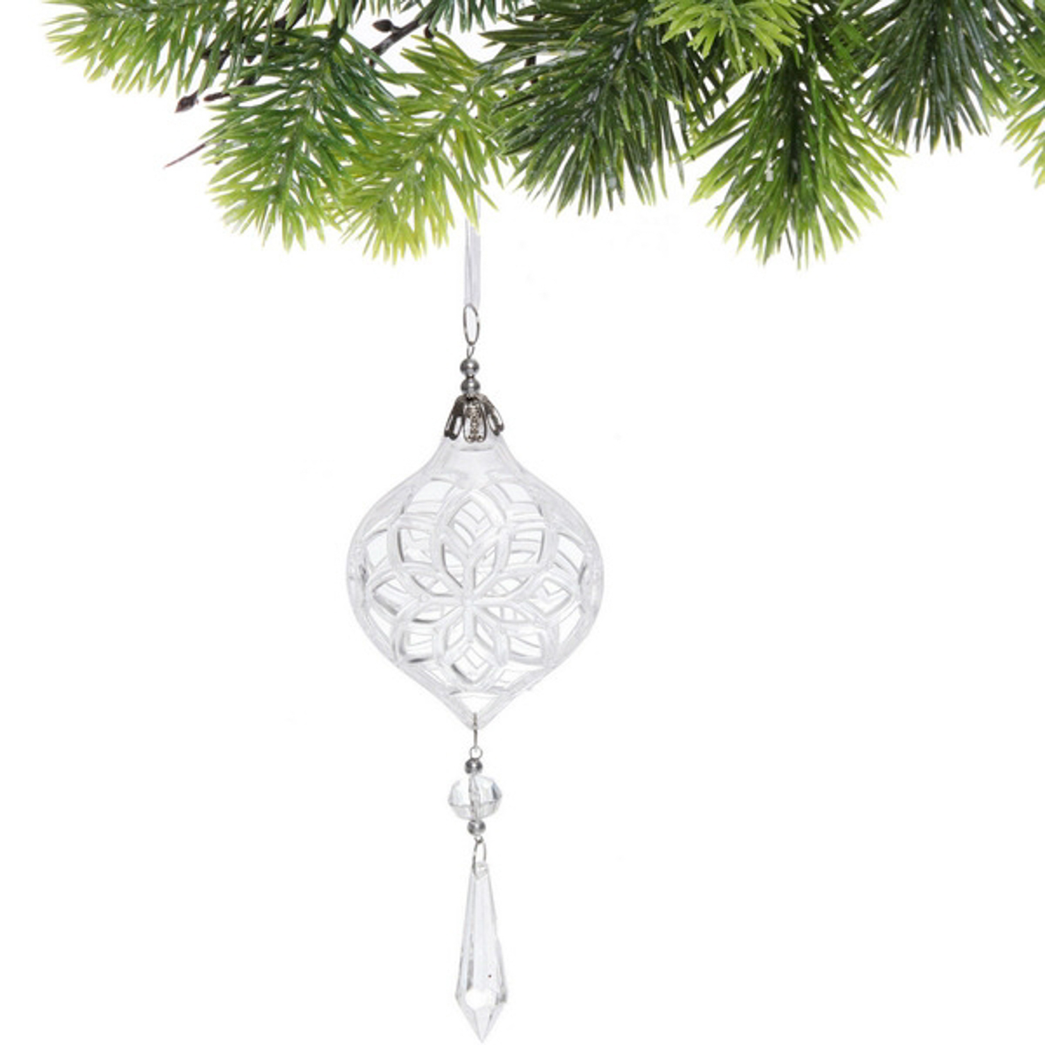 Подвеска "Сказочные узоры" 8*20 см, Белый