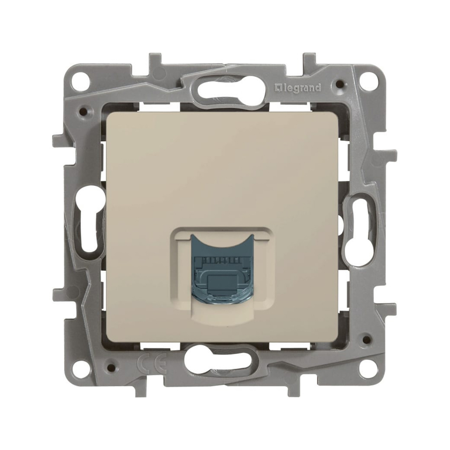 Механизм розетки информ. 1-м СП Etika RJ45 CAT.5 UTP сл. кость Leg 672341