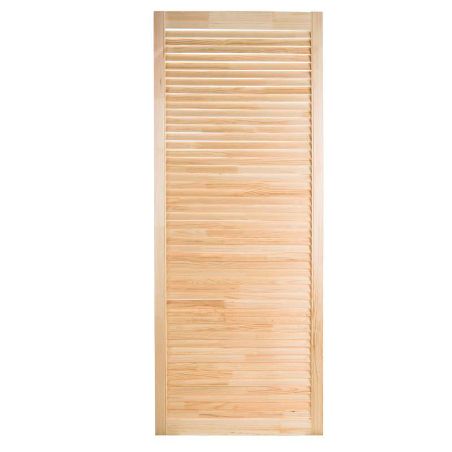 Дверь жалюзийная 1250х394х20 мм, деревянная