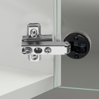 Петля 4-х шарнирная накладная д/стекл.двер SLIDE-ON с крышкой 37гр(компл 2шт.)314018-3 ТРОДОС*10/100