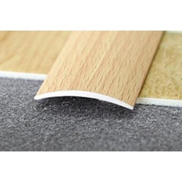 Порог-стык полукруглый Лука ПС 04-1, 1800х29х4.5 мм, дуб беленый