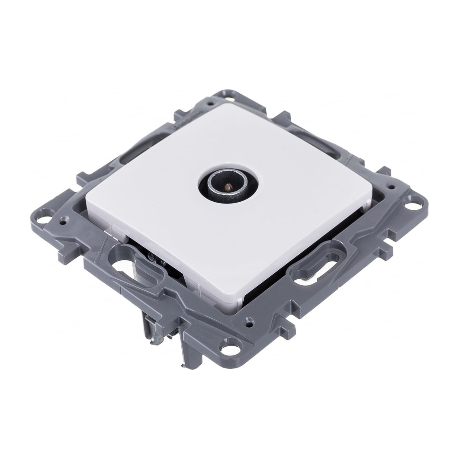 Механизм розетки "Etika" TV с топологией "звезда" 2дБ 0-2400 мГц бел. Leg 672251  *1