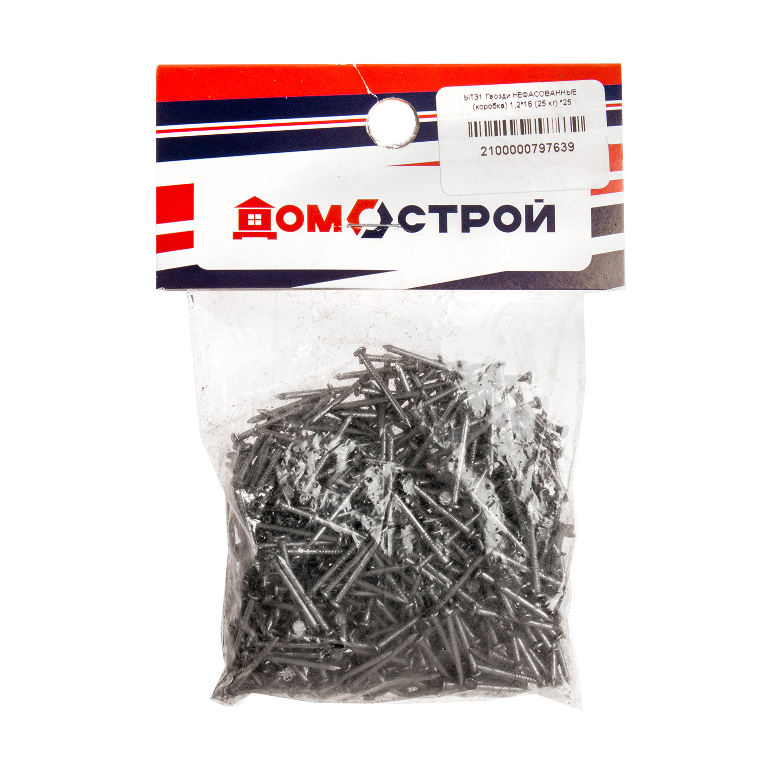 Гвозди строительные 1.2х16 мм НЛМК Метиз Гвозди строительные 1.2х16 мм НЛМК Метиз