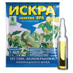 Средство от колорадского жука, тли, белокрылки и др. ИСКРА ЗОЛОТАЯ 1мл Грин Бэлт *10/50/350 Средство от колорадского жука, тли, белокрылки и др. ИСКРА ЗОЛОТАЯ 1мл Грин Бэлт *10/50/350