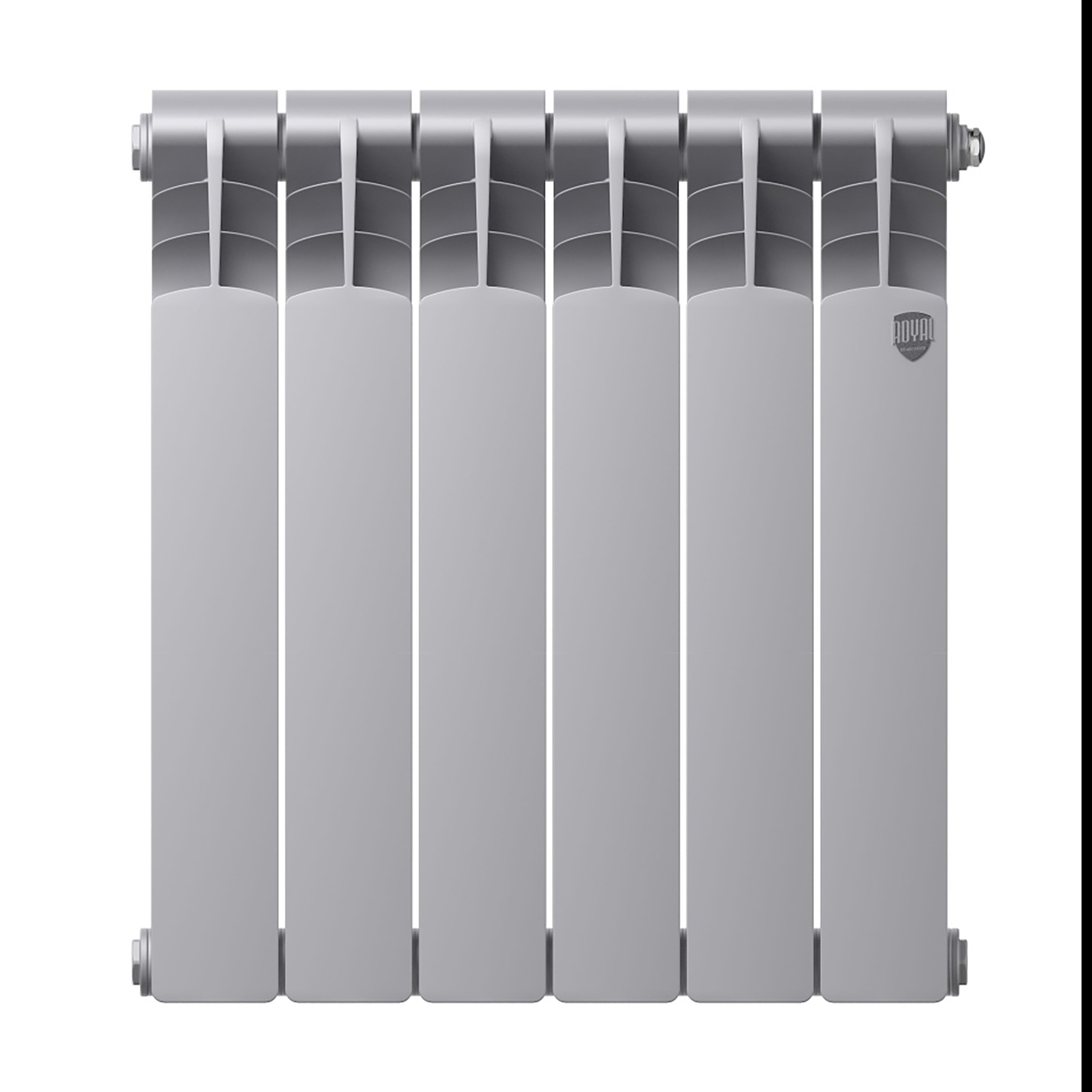 Радиатор биметаллический 6 секций Royal Thermo Revolution, 500 мм, серый