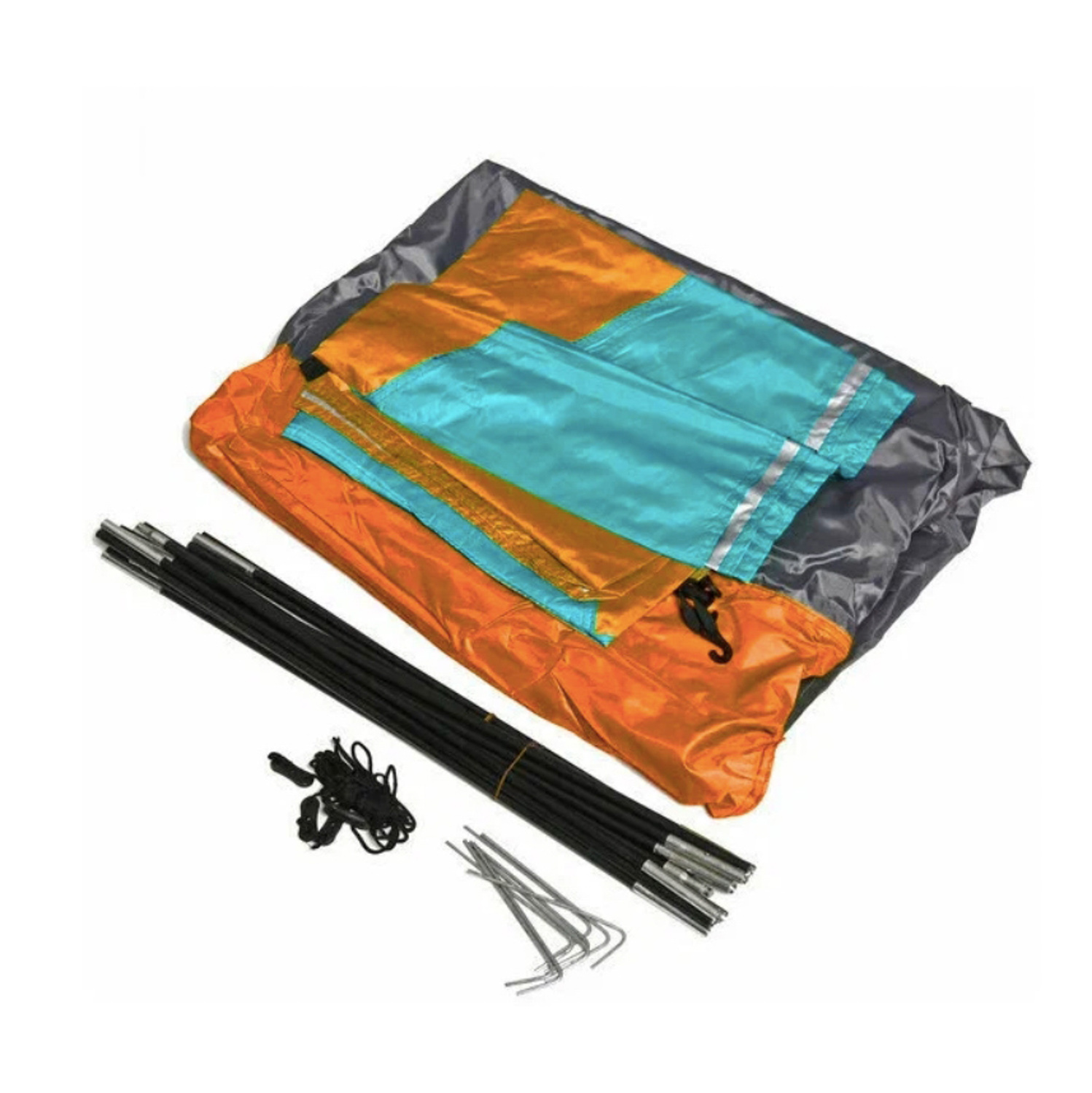 Палатка туристическая Десна-2 двухслойная, 200*150*110 см, цвет сине-оранжевый