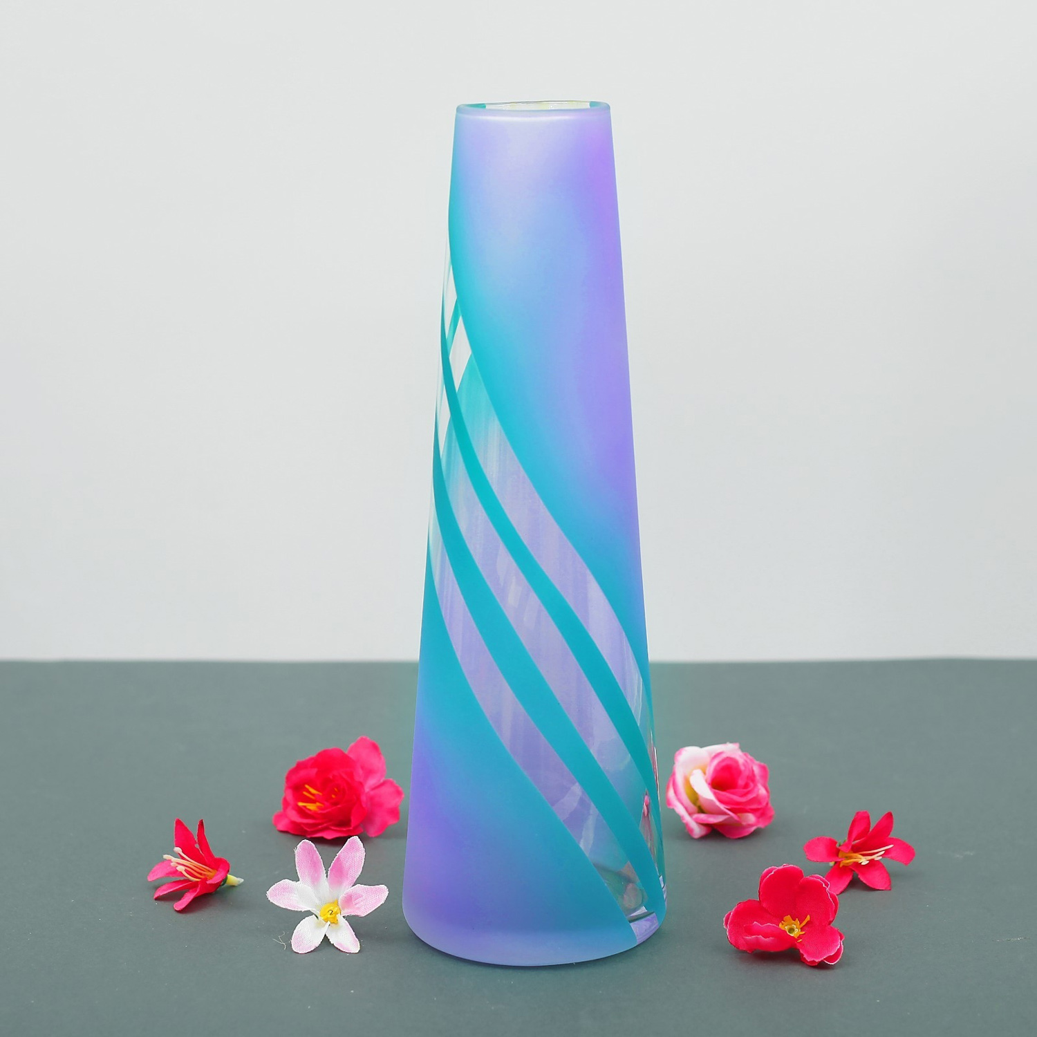 Ваза "Фентези" коническая с.d-4.5мм, 29см МИКС 1517532