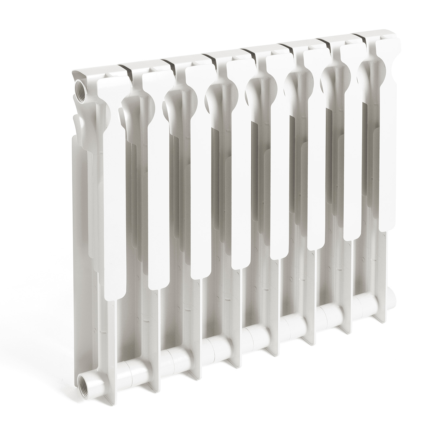 Радиатор биметаллический 8 секций STI, 500 мм, белый