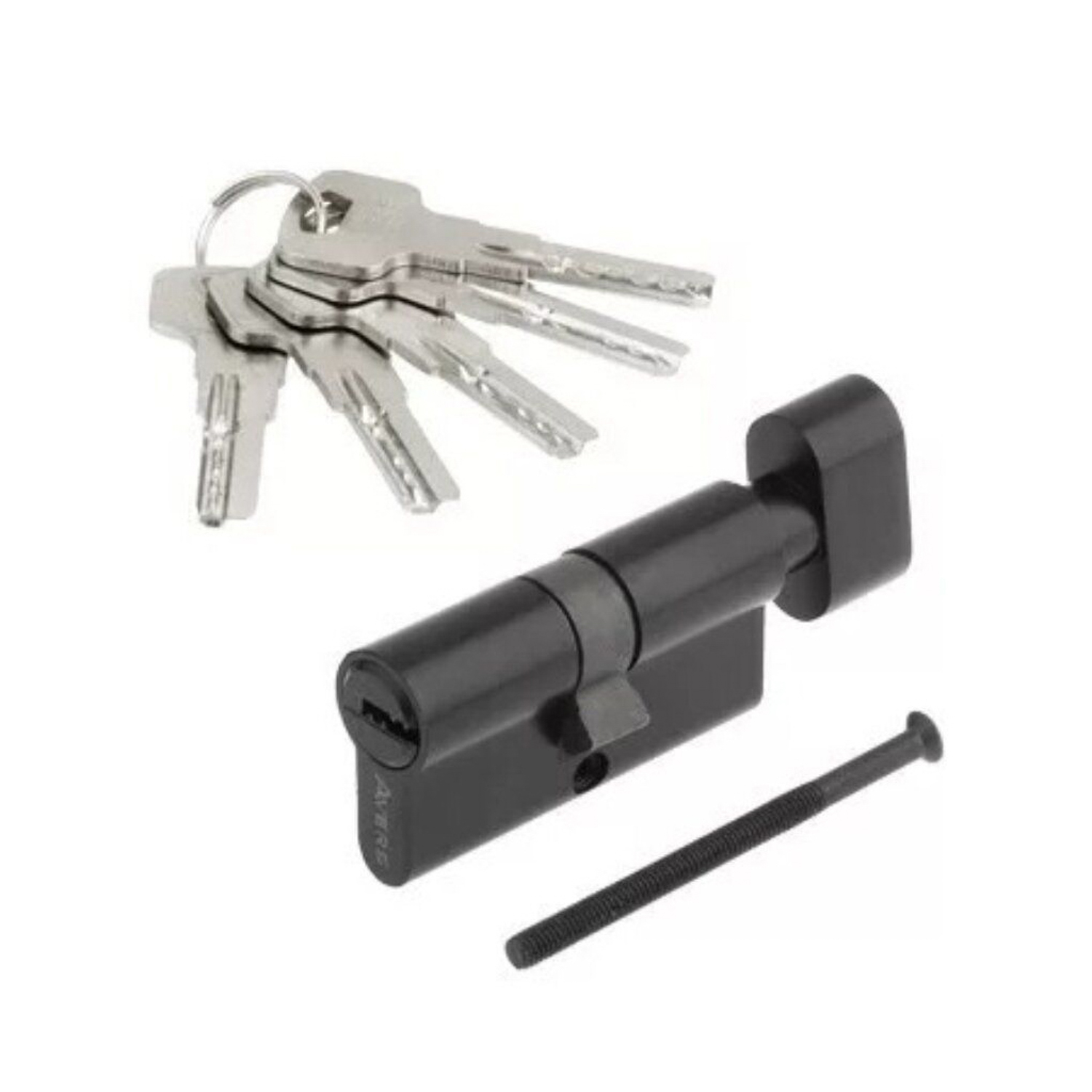 Механизм врезной 60(30/30) черный ключ/ключ ZM Avers *1/12/72 Механизм врезной 60(30/30) черный ключ/ключ ZM Avers *1/12/72