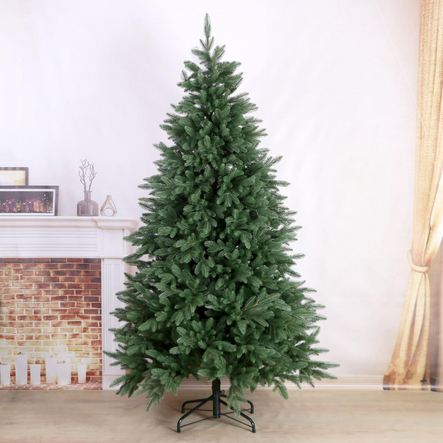 Елка  искусственная пластиковая "Самарская" 2,5м литая *1/20