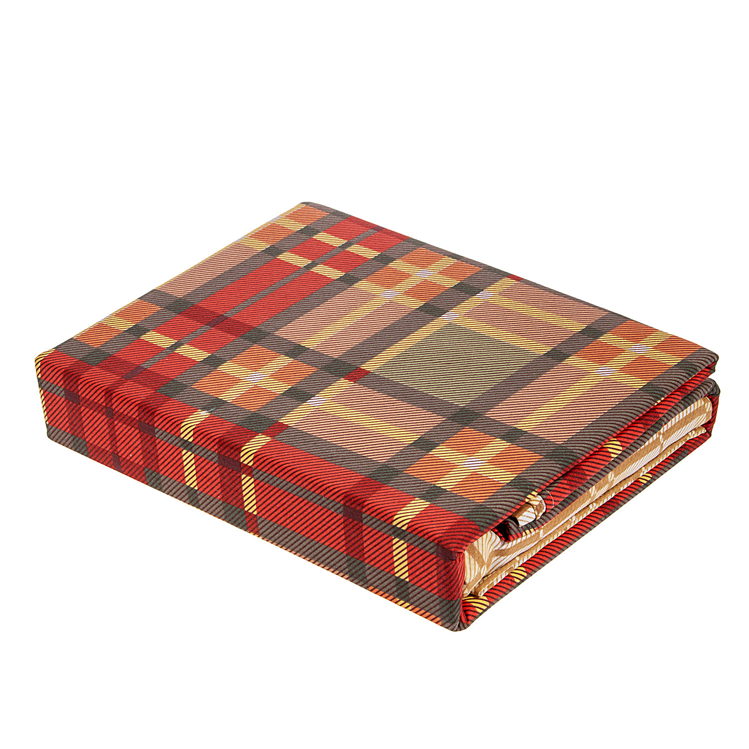 Постельное белье дуэт-М бязь Василиса 70028/1 Тартан, наволочки 70*70 - 2шт *1/4