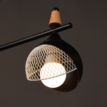 Люстра N6418/3 BK+WOOD 3*40W E27 220V (l-560; w-120; h-270)  VERNER LIGHTING *1 Люстра N6418/3 BK+WOOD 3*40W E27 220V (l-560; w-120; h-270)  VERNER LIGHTING *1