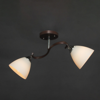 Люстра Verner Lighting N3276/2, 40 Вт, E27, 2 лампы, коричневый