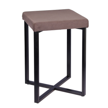 Табурет ЗМИ Торонто, 33х33х48 см, темно-серый/черный