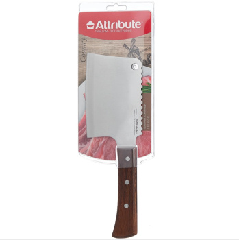 Нож кухонный ATTRIBUTE  дер.руч. Country топорик дл.лезв. 13см AKC276 блистер *1/6/36