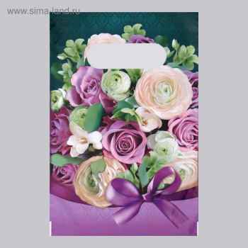 яяяПакет "Барбара" полиэтиленовый с вырубной ручкой, 20х30 см, 30 мкм 4962403