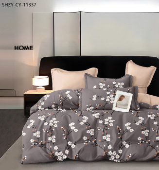 Постельное белье 1,5сп бязь Орхидея 6764, наволочки 70*70 - 2шт *1