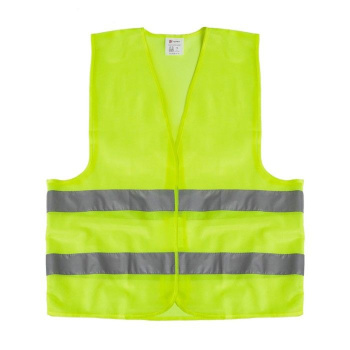 Жилет сигнальный TORSO, светоотражающий, салатовый, 2 класс, размер 2XL 3628605