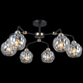 Люстра IL0447-6CSQ-79 BK Е14 40Вт S=36м2 *1