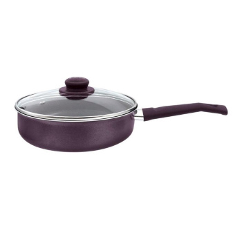 Сковорода алюм.а/приг.  Jarko JOLIE d22см глуб. "Сотейник" Стекл.кр. Jol-322-11 *1/4