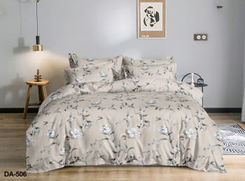 Постельное белье 2сп бамбук Орхидея DA-506, наволочки 70*70см - 2шт *1