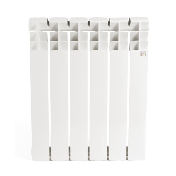 Радиатор биметаллический 6 секций STI, 500 мм, белый Радиатор биметаллический 6 секций STI, 500 мм, белый