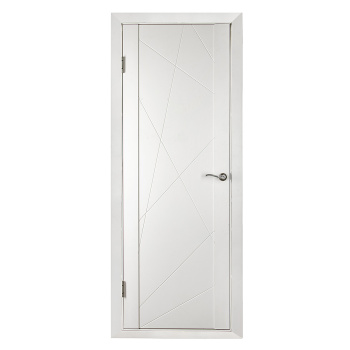 Дверное полотно глухое 2000х600х40 мм BROZEX-WOOD Estetica 304, дуб пломбир