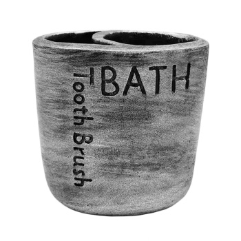 Стакан Delphinium Галактика д/зубных щеток черный 106325 *1/24