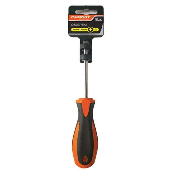 Отвертка PATRIOT PH1х100 CR-V,магн.,2-х компонентная рукоятка *1
