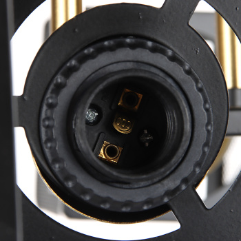 Люстра N6400/2 BK+COP 2*40W E27 220V (l-465; w-155; h-195)  VERNER LIGHTING *1