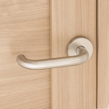 Ручка раздельная Апекс нержав. H-0203-INOX (для дер. и мет. дверей обществ. помещений)