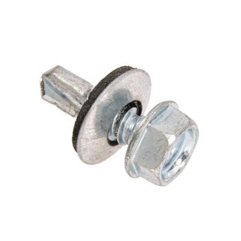 Саморезы кровельные 6.3х19 мм BROZEX, оцинкованная сталь, 250 шт.