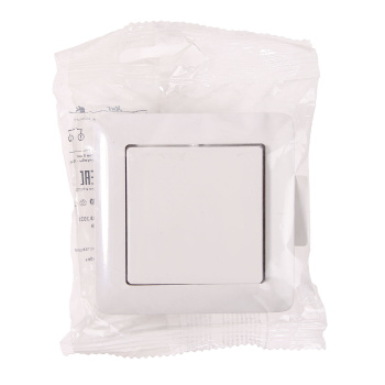 Выключатель "Хит" СП 1кл. белый ВС16-133-б *10/96